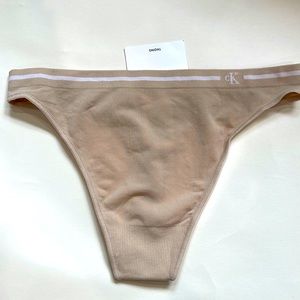 Nude Calvin Klein Thong
